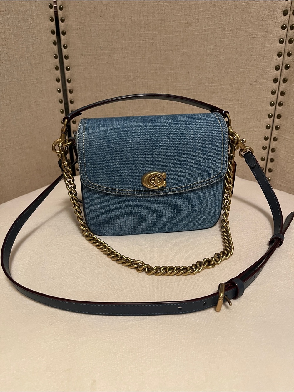 Coach Cassie denim 19 crossbody